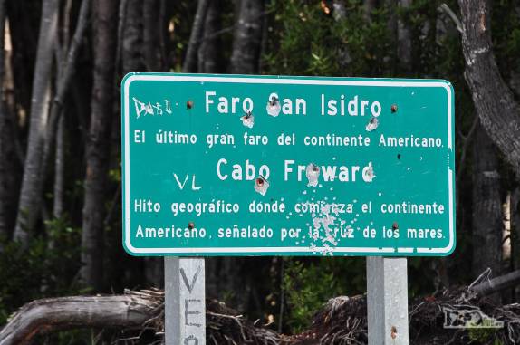 Aproximando-se do  extremo sul do Chile e da América, região de Punta Arenas